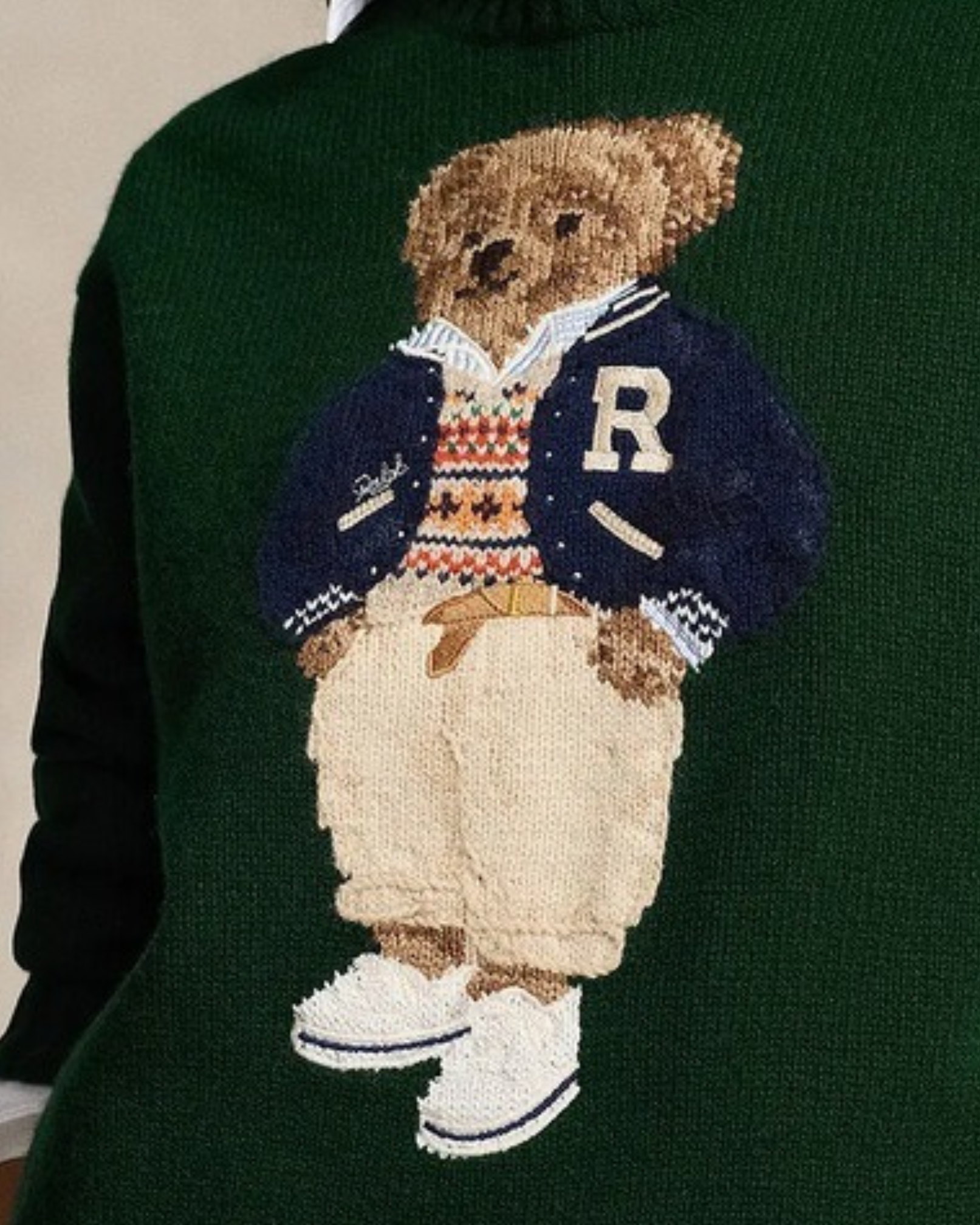 Rundhals-Pullover aus Baumwolle